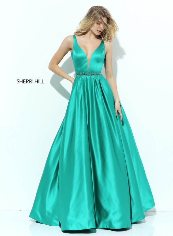 sherri hill dark green